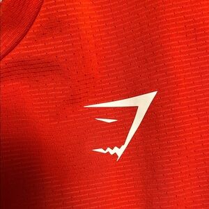 Gymshark Vibrant Red Athletic Shirt